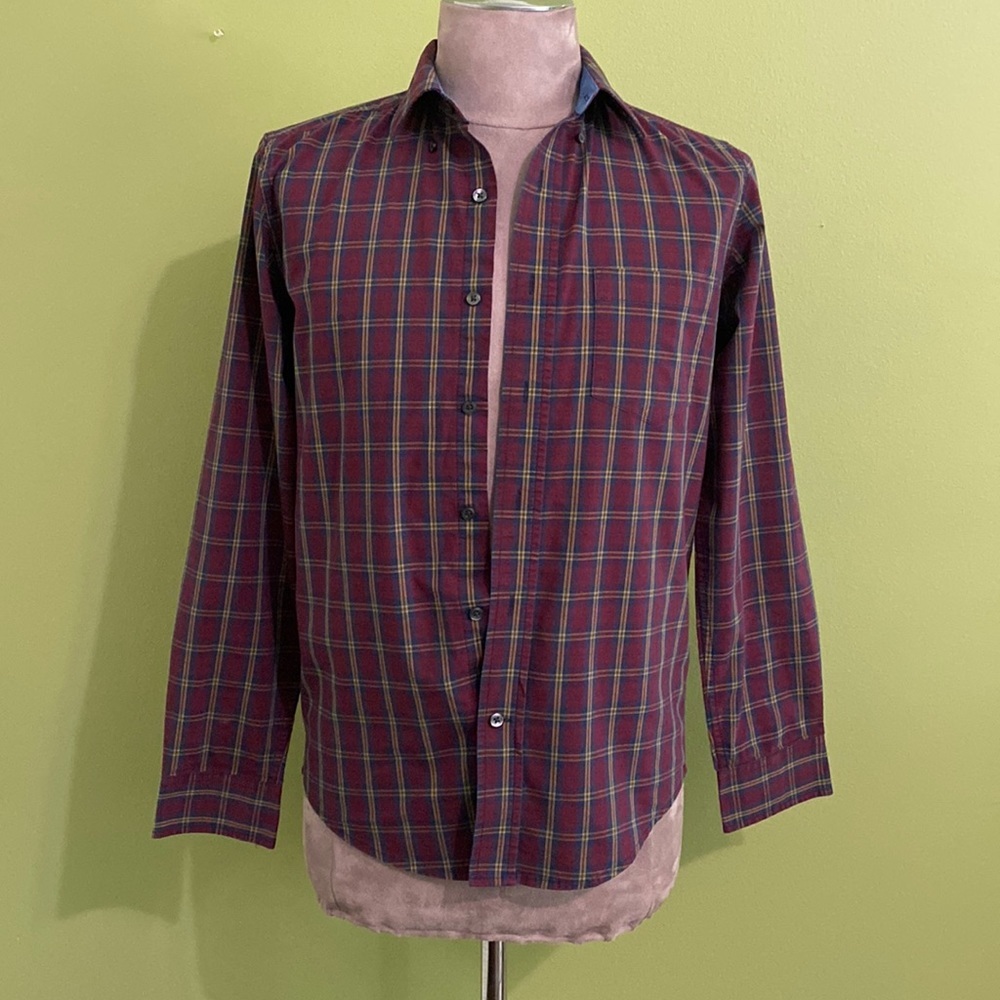 Mens long sleeve button down shirt